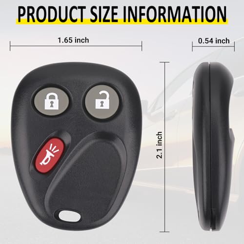 image for Vurkcy Keyless Entry Remote Key Fob Compatible with Chevy Tahoe Suburb
