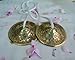 Brass Manjira Instrument Finger cymbal or Hand Cymbals Metal Clapper | METAL MANJEERA PERCUSSION KIRTAN POOJA | Tibetan Tingsha Manjeera Clash Traditional for Indian Music & Tibetan Prayer (Style 1)