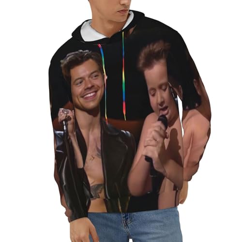 P-arty Hard Gibby Funny Men's Hoodies, Hooded Collar Drawstring Hoodies Pullover Sweatshirts Casual Long Sleeves2