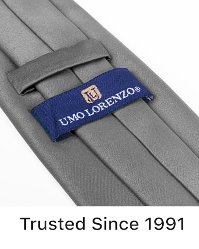 Image of boxed-gifts Clip on Ties for Men - Premium Black Solid Color Clip on Tie
