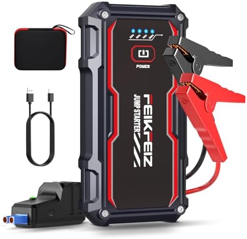 Car Jump Starter, 6000A 26800mAh Car Battery Starter (for All Pet...