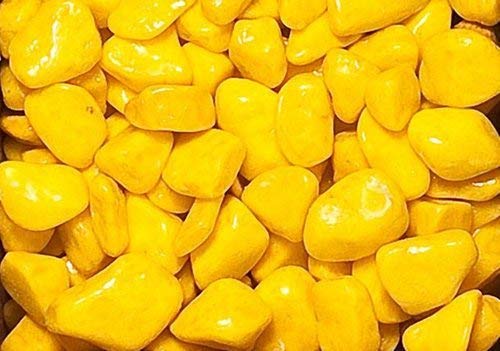 Creative Farmer 500Gm Colorfull Pebbles Home|Garden|Fish Aquarim Decorative Vase Fillers Stones - Yellow Color Pebbles for Waterfall & All Purpose Pack (B08283J77B) Amazon Price History, Amazon Price Tracker
