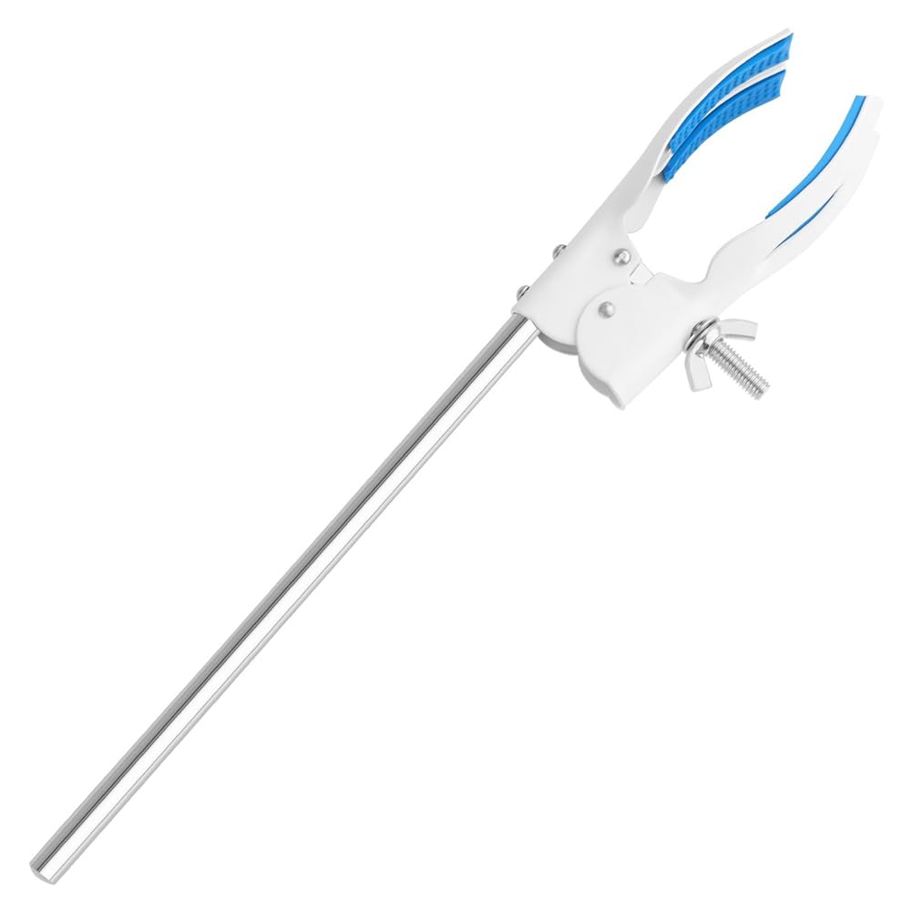 Jnchdghwa As Shown 4-Prong Single Adjustment Clamp With Rubber-Coated Jaws For Laboratory Use