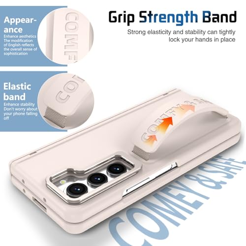 Bracelet Samsung Galaxy Z Fold 5 coque charnière avec béquille cachée intégrée - 4