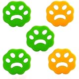 5 Stück Tierhaarentferner Waschmaschine, Haustier Haarentferner, Wiederverwendbarer Waschmaschinen-fusselentferner für Hundehaar Katzenfell und alle Haustiere