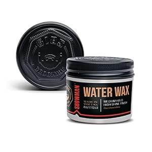 GIBS Water Wax, Showman, Medium Hold, High Shine, Water Based, 4oz