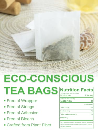 Image of TeeLux Decaf Lemon Ginger Green Tea Bags, Refreshing & Smooth Taste, 100ct