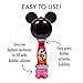 Little Kids Disney Mickey Mouse Light and Sound Musical Bubble Wand, Includes Bubble Solution, Multi (20511)