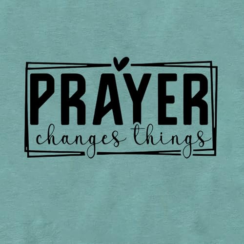 LOOKFACE Women Crewneck Prayer Graphic Soft Cute T-Shirts3