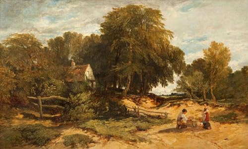 Toile Art Mural Paysage Boisé Décoration Bureau Poster Géant William Muller 60x90
