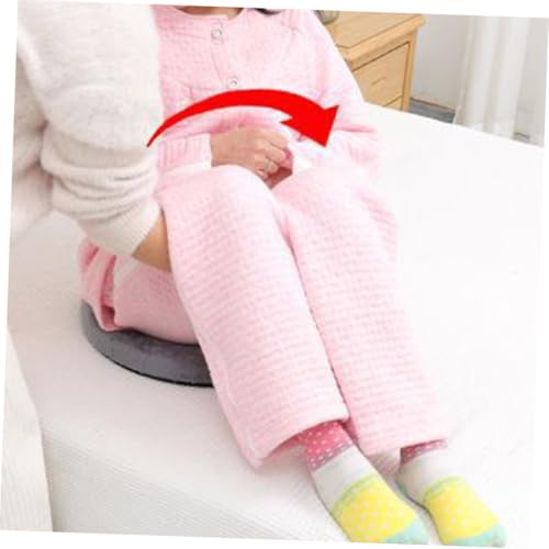 Coussin de siège rotatif en velours et mousse premium - 5
