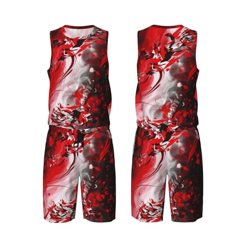 Maillot de basket-ball abstrait pour vos sessions de streetball outdoor