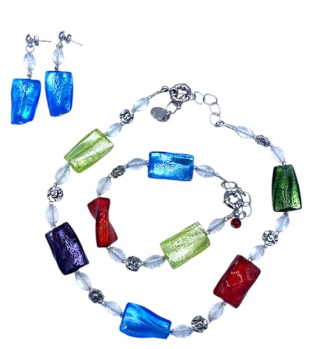 Set de cristal Antica Murrina Venezia Multi 1 en acero talla L