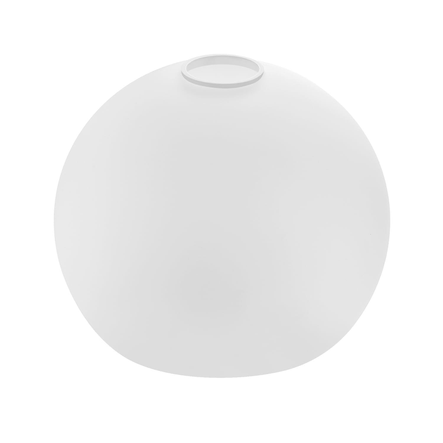 Fixture Replacement Globe Shade with 1.65 Inch Fitter, 8 Inch Diameter, E26 Base 1-5/8 Inch Fitter, Glass Lampshade Cover for Pendant Wall Sconce Chandelier Vanity Light (White Frosted)