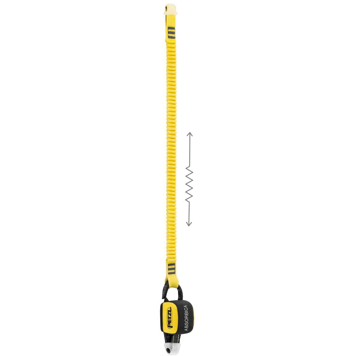 PETZL DISTRIBUTION Longe simple Absorbica-I 150 avec absorbeur d'énergie intégré - 150 cm - PETZL - L013AB01