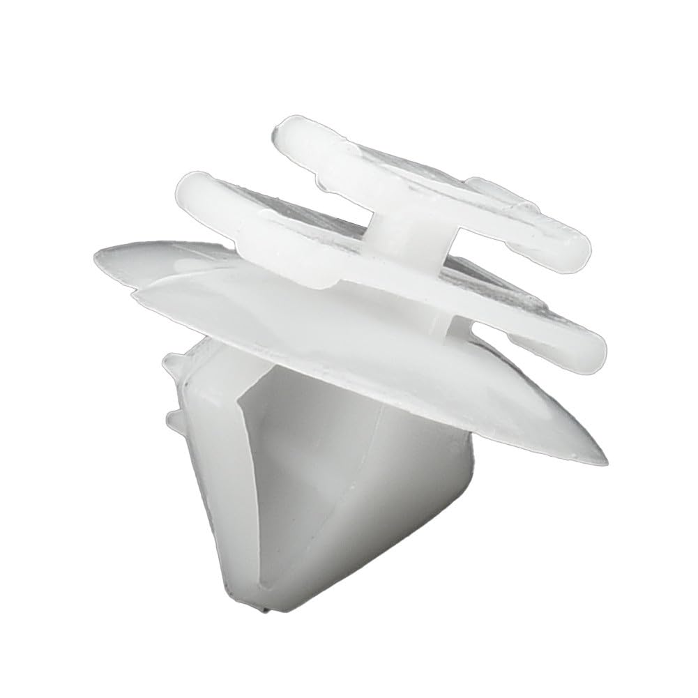 Kit Clips Fixation Jupe Latérale Voiture - 9 Pièces Plastique Blanc Pour Citroën DS3 (réf. 1610186180)