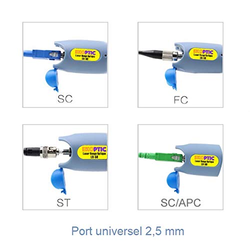 Localizzatore Guasti Fibra Ottica HT-80 80MW - Penna Luminosa Rossa Per Test Cavi - Foto 4