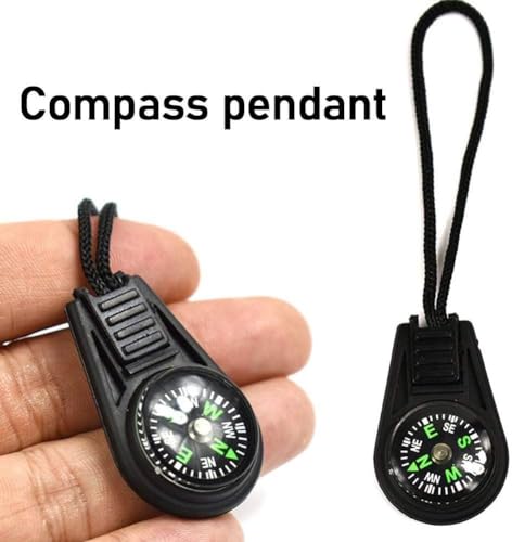 2 Pack brújulas mini portátiles líquidas para camping miniatura 3