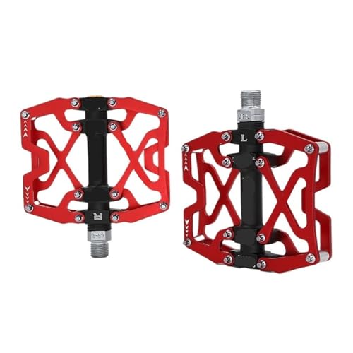 ]ԃy_ y A~ ~ CNC BMX MTB [hoCNy_ TCNO V[xAO(Y06-Black Red)