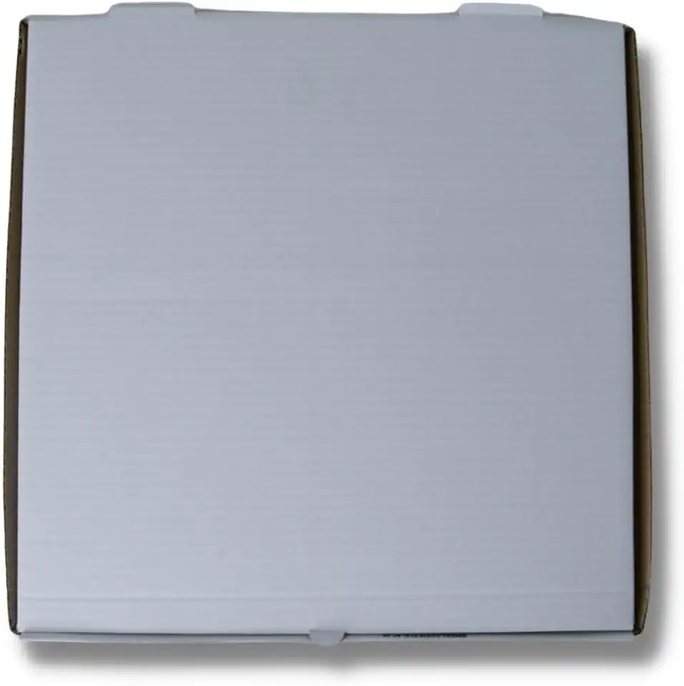 Embalagem Quadrada para Pizza Nº25 Lisa 25x25x4cm C/10 Un.