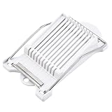 Cortador de tomates para uso doméstico – Rebanadora rápida portátil Uniformemente resistente, cortador de tomates de cocina | Cortadora para el almuerzo de acero inoxidable para queso, jamón, Avoca