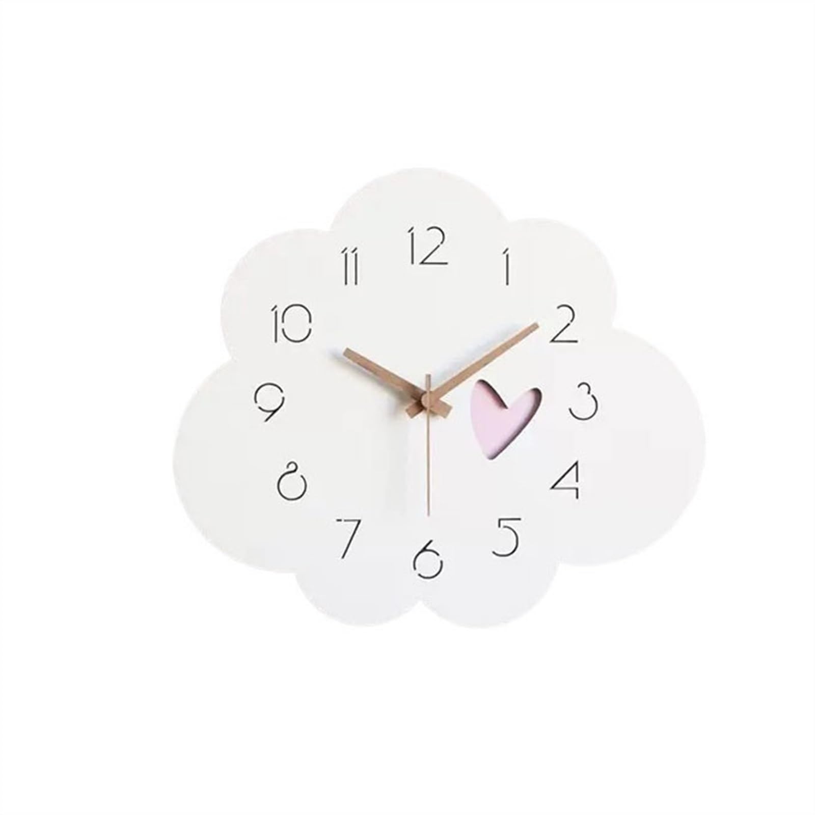EINES Wall Clocks Living Room Clock Modern minimalist Clock Fashion Wall Mute Household Lovely Wall Watch(B)