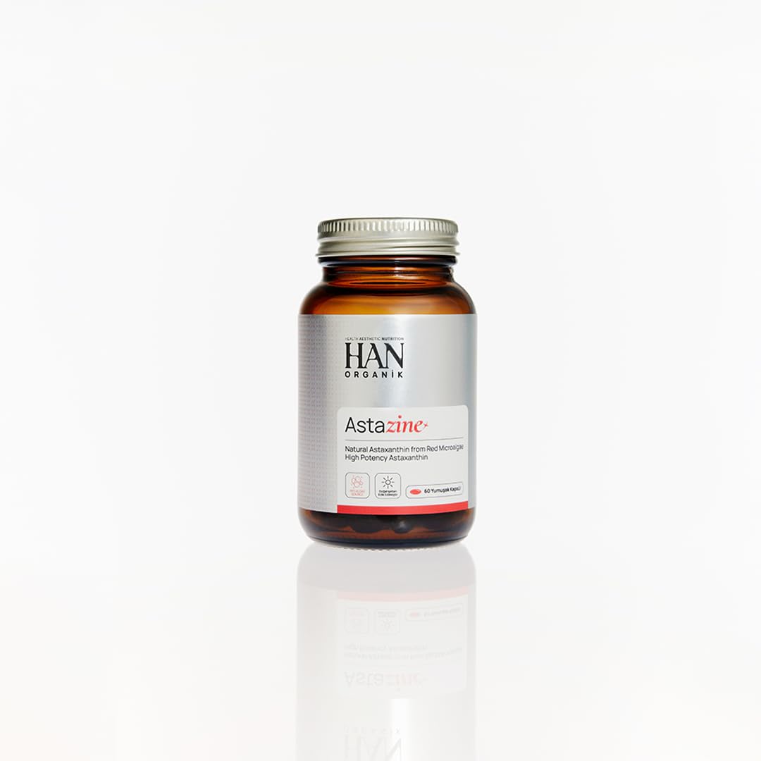 Han Organik Astazine Astaksantin Antioksidan Haematococcus Pluvialis Kaynaklı Hücresel Koruma ve Dayanıklılık Desteği