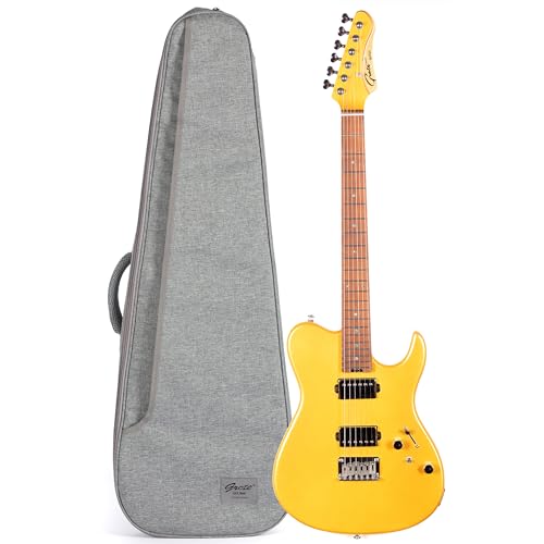 Amazon | Grote GTLM-2 ソリッドボディエレクトリックギター、焼き