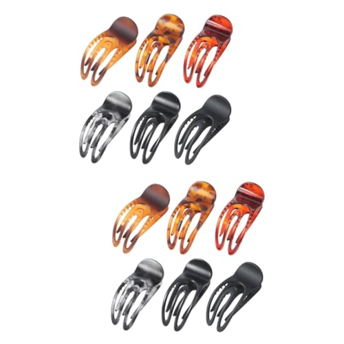 Barrettes à cheveux femme moyennes FRCOLOR lot de 12 pinces à cheveux arrière