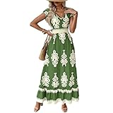 Service:Bevor Sie dieses damenkleider sommer kaufen,lesen Sie bitte die Größentabelle,um die richtige Größe zu finden.Wenn Sie eine große Brust haben oder einen lockeren Effekt mögen,können Sie für eine bequemere Passform eine größere Größe wählen.