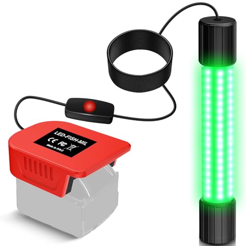 Underwater Green Fishing Light for Milwaukee M-18, 13W LED