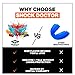 Shock Doctor Mouth Guard, Gel Max Power Mouthguard, Flavored Mouth Guards for Sports, Football, Lacrosse, Hockey, Basketball, Kool Aid Mouth Guard Youth & Adult