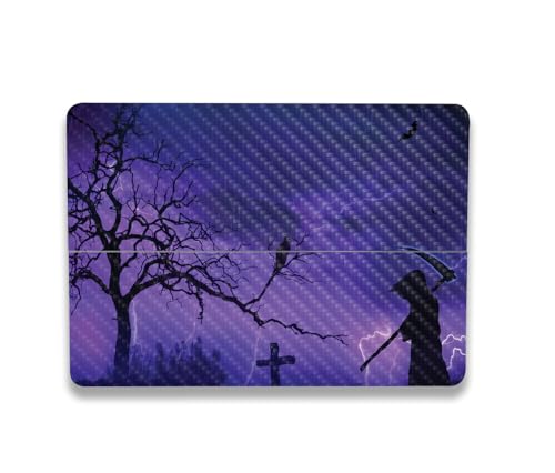 Image of MightySkins Carbon Fiber Skin Compatible with Microsoft Surface Laptop Studio 2 (2023) Full Wrap Kit - Mystic Reaper | Protective, Durable Textured Carbon Fiber Finish | Made in The USA