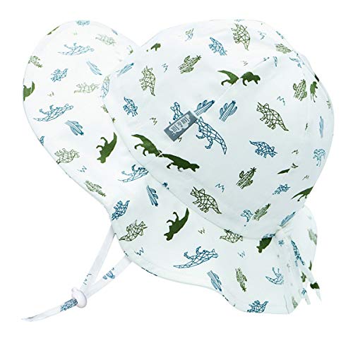 Image of JAN & JUL UPF 50+ Cotton Sun-Hat, Adjustable with Strap, for Baby Boy, Girl, Toddler and Kids