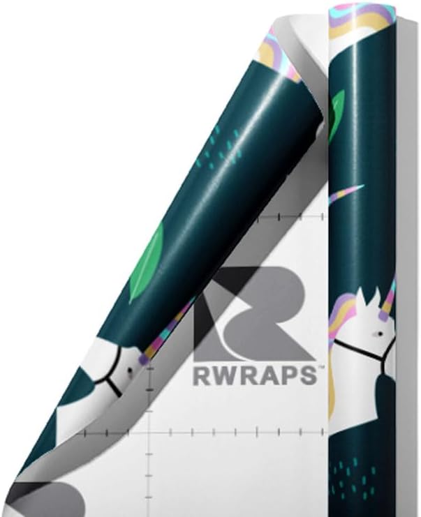 Rwraps Unicorn Leafy Corn Gloss Vinyl Film Wrap 59in x 18ft Vinyl Vehicle Car Film Sheet Roll