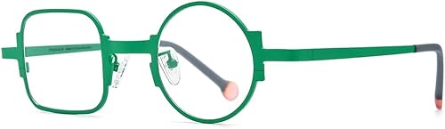 Vista 81 de FONEX Gafas de titanio coloridas Marco Hombres Izquierdo Redondo Derecho Cuadrado Gafas Ópticas Mujeres F85747