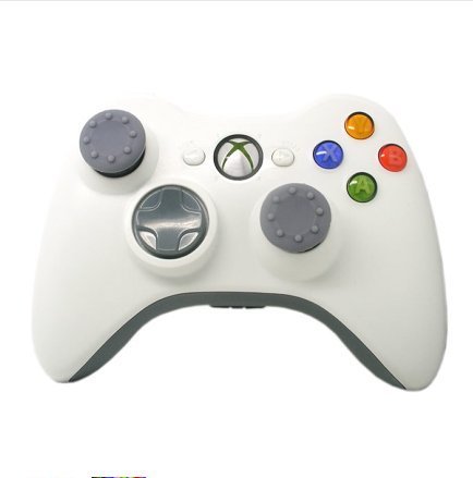 Image of 4 x Silicone Analog Joystick Thumbstcks Thumb Stick Grips Caps Cover for PS4 PS3 Xbox One Xbox 360 PS2 Controllers (Grey)