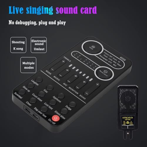 Carte son pour changer de voix en direct avec kit micro pour diffusion - 5