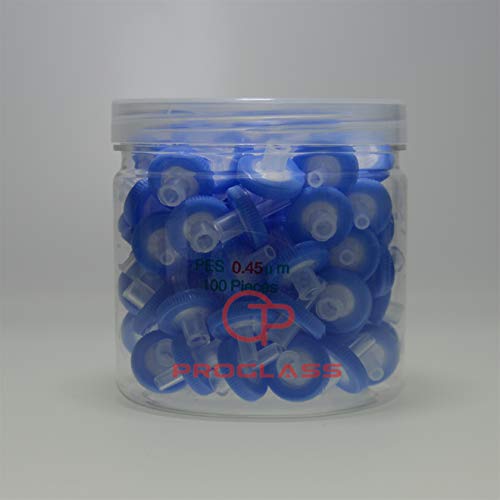 Proglass Syringe Filter 13mm 0.45um PES,100pcs