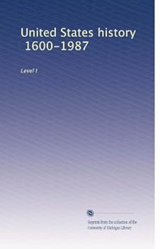 Paperback United States history, 1600-1987: Level I Book