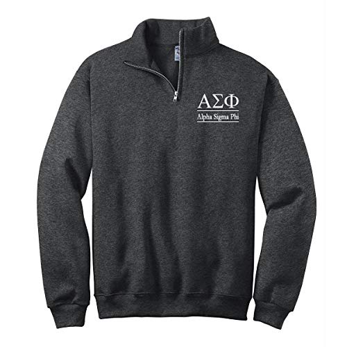 Alpha Sigma Phi Unisex Quarter Zip Pullover