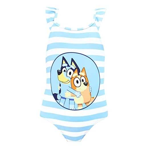 Bluey Traje de baño niñas | Traje de baño Bingo | Azul | 4-5 años | Ropa de baño para niños | Merchandising Oficial