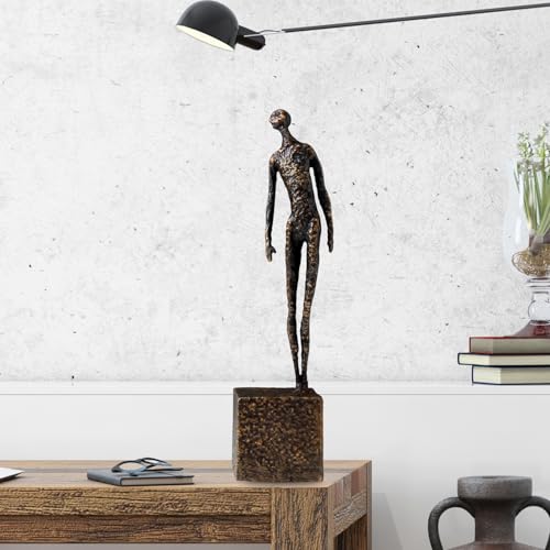 The Man Gazing into the Distance – 16.9" Bronze Standing
