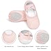 Stelle Girls Boys PU Leather Ballet Shoes Lace-Free Dance Slippers for Toddler/Little Kid/Big Kid(Ballet Pink,12ML)