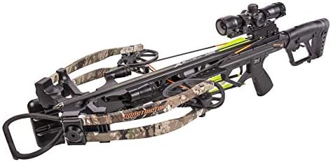 BearX Constrictor CDX Ready to Shoot Crossbow Package with Scope, Quiver, Bolts, Cocking Rope, and Wax