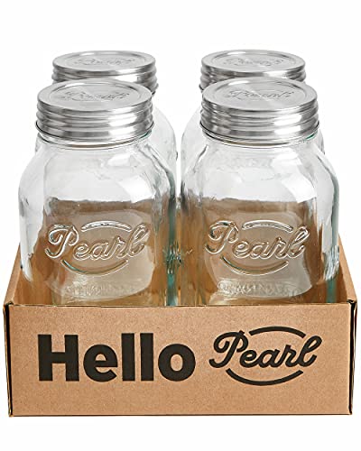 HELLO PEARL Mason Jar Luna Cap Vorratsgläser Cover