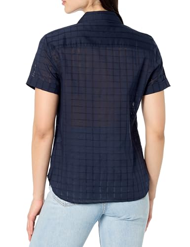 Image of Nautica Women's Button Front Short Sleeve Camp Shirt