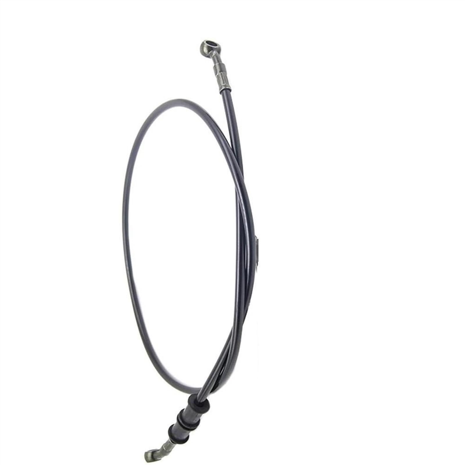 Motorbike Part 100mm~5000mm 28 Degrees Inner Diameter 10mm Braided Oil Hose Motorcycle Steel Brake Clutch Pipe Line(1600mm)