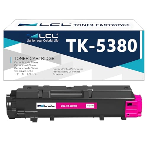 LCL TK5380 Magenta Zamiennik kasety z tonerem dla Kyocera TK-5380 TK-5380M Kompatybilny z Kyocera Ecosys PA4000cx MA4000cix MA4000cifx (1-Pack)