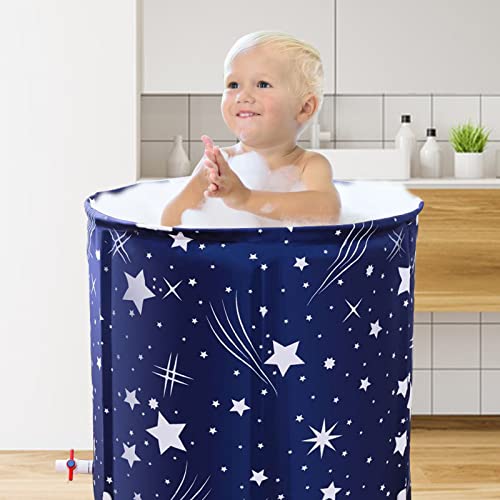 Vasca da bagno pieghevole portatile, vasca da